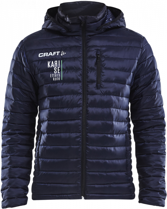 Craft - Kaef Jacket Junior (Broderet) - Bleu marine